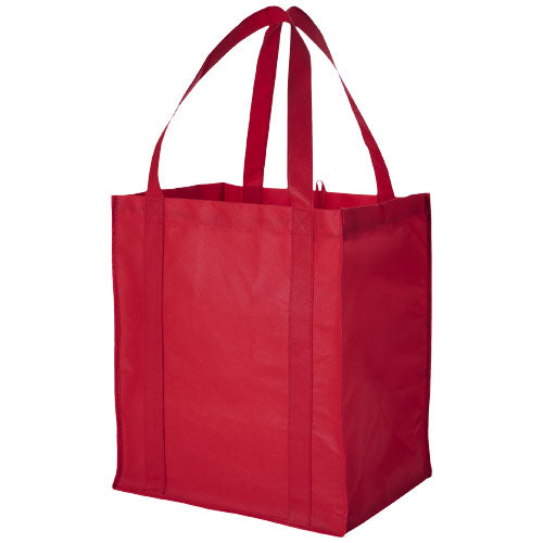 Rote Liberty Non Woven Tragetasche 29L mit langen Henkeln, individuell bedruckbar, Signalshop.de Werbeartikel.