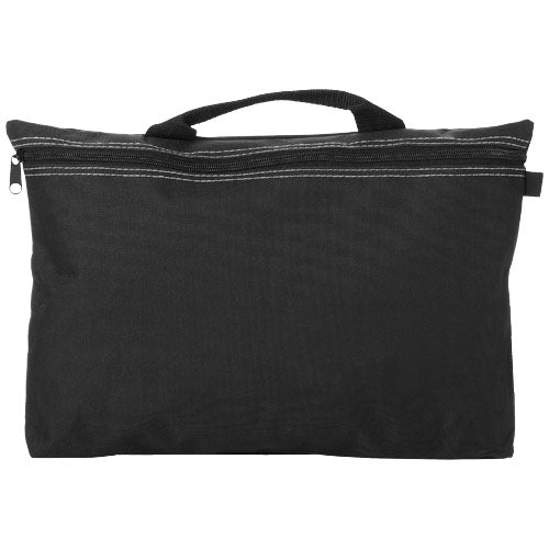 Schwarze Orlando Konferenztasche 3L aus Stoff, individuell mit Logo bedruckbar, bei Signalshop.de erhältlich.