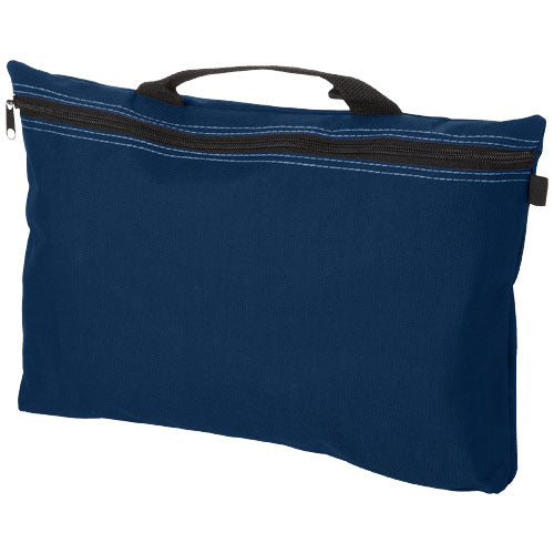 Blaue Orlando Konferenztasche 3L mit Reißverschluss, individuell bedruckbar, erhältlich bei Signalshop.de. Werbeartikel, Werbegeschenke, Werbemittel, Giveaway.