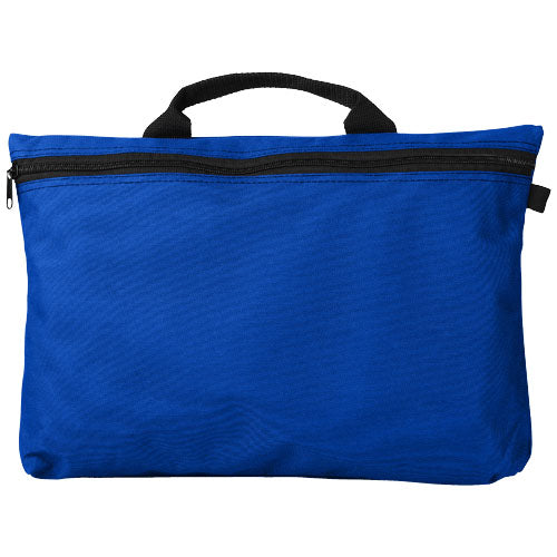 Blaue Orlando Konferenztasche 3L aus Stoff mit Reißverschluss, individuell bedruckbar bei Signalshop.de, Werbeartikel.