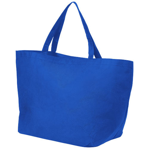 Blaue Einkaufstasche Maryville Non Woven 28L, individuell mit Logo bedruckbar, bei Signalshop.de, Werbemittel.