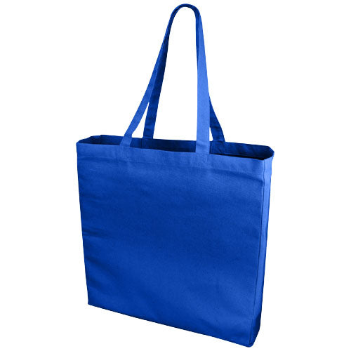 Blaue Odessa Baumwolltasche 13L von Signalshop.de, individuell bedruckbar als Werbeartikel oder Giveaway.