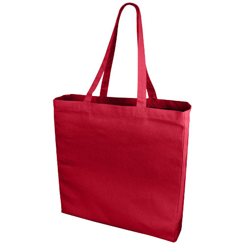 Rote Baumwolltragetasche 13L von Signalshop.de, ideal für Werbemittel, individuell bedruckbar, 220 g/m².
