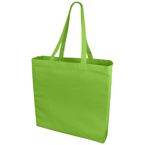 Grüne Odessa Baumwolltasche 13L mit langen Henkeln, individuell bedruckbar, bei Signalshop.de als Werbeartikel.