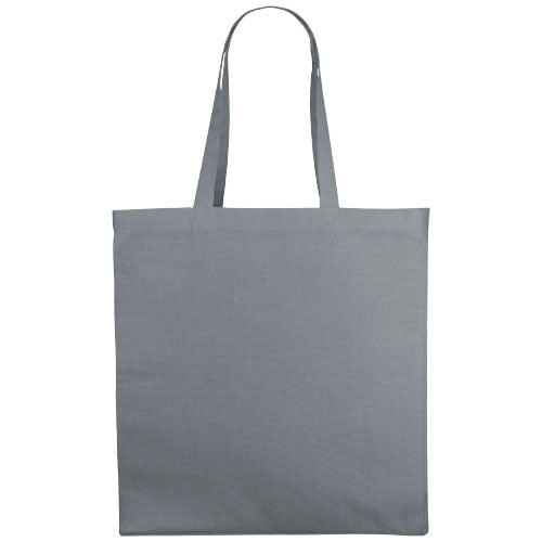 Graue Baumwolltasche Odessa 220 g/m², individuell bedruckbar, ideal als Werbegeschenk von Signalshop.de