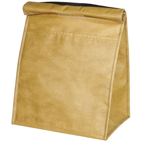 Papyrus große Kühltasche 6L aus braunem Material, individuell mit Logo bedruckbar, Werbeartikel von Signalshop.de.