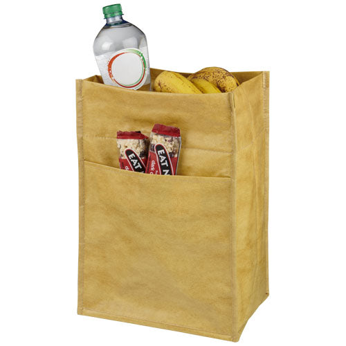 Papyrus große Kühltasche 6L in Braun, individuell bedruckbar, ideal als Werbeartikel von Signalshop.de.