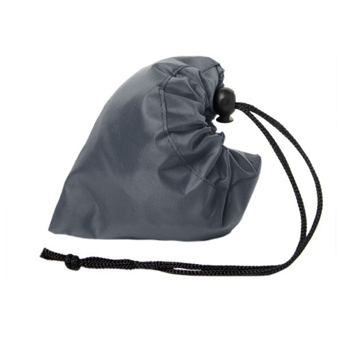 Graue faltbare RPET Tragetasche 7L von Signalshop.de, individuell bedruckbar, umweltfreundlich, Werbeartikel.