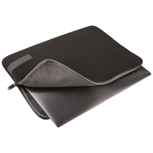 Case Logic Reflect 14" Laptophülle aus Neopren in Schwarz, individuell mit Logo gestaltbar, erhältlich bei Signalshop.de, Werbeartikel, Werbegeschenke, Werbemittel, Giveaway.