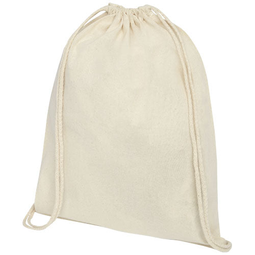Oregon Baumwoll-Turnbeutel 5L, natur, individuell bedruckbar, ideal als Werbeartikel bei Signalshop.de