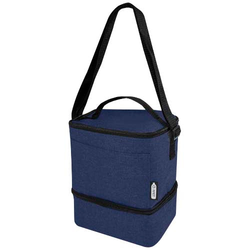 Blaue Tundra GRS rPET Lunch Kühltasche 9L, individuell bedruckt, nachhaltig, bei Signalshop.de Werbeartikel.