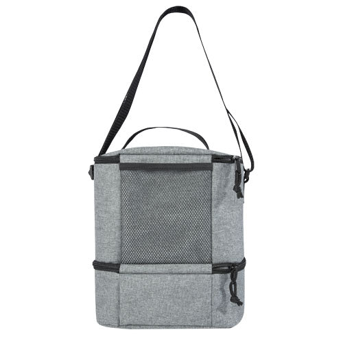 Graue Tundra GRS rPET Lunch-Kühltasche für 9 Dosen, recyceltes Material, individuell bedruckbar, Signalshop.de Werbeartikel