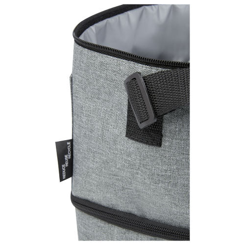 Tundra GRS rPET Lunch Kühltasche in Grau, recyceltes Material, individualisierbar, Signalshop.de Werbeartikel