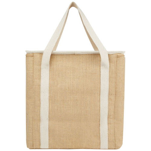Juta 300 g/m² Jute Kühltragetasche 19 L, beige, individuell bedruckbar, Signalshop.de Werbeartikel.