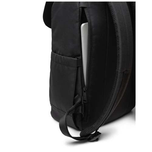 Schwarzer Herschel Retreat™ Laptop-Rucksack aus Recyclingmaterial, individuell bedruckbar, Signalshop.de Werbeartikel.