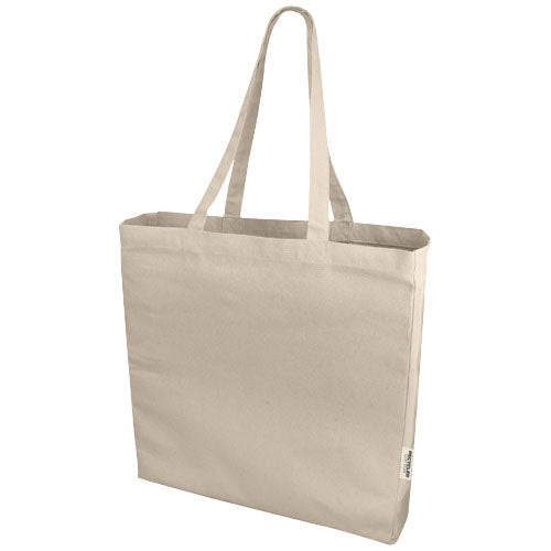 Odessa recycelte Baumwolltragetasche 13L in Beige, individuell gestaltbar, bei Signalshop.de, Werbemittel, Giveaway.