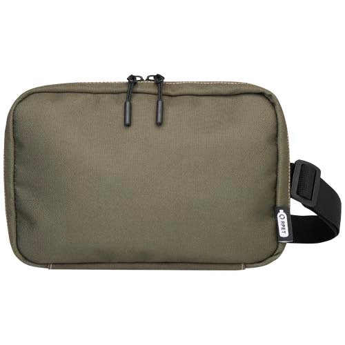 Grüne Roam GRS recycelte Kulturtasche, individuell bedruckbar, ideal für Reisen, erhältlich bei Signalshop.de, Werbeartikel, Werbegeschenke, Werbemittel, Giveaway.