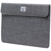 Graue Herschel Spokane Laptophülle 15–16 Zoll, recyceltes Material, individuell bedruckbar, Werbeartikel Signalshop.de