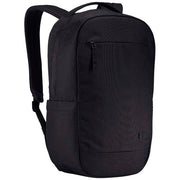 Schwarzer, recycelter Case Logic Laptop-Rucksack 14,5L, individuell gestaltbar, bei Signalshop.de Werbeartikel.
