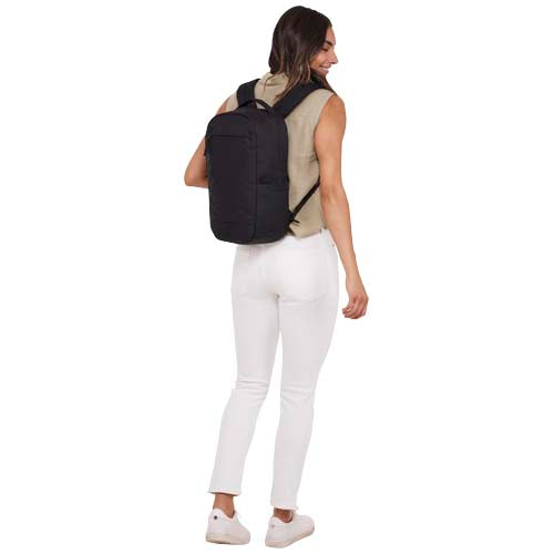Case Logic Invigo recycelter Laptop-Rucksack, schwarz, nachhaltig, individuell gestaltbar, Signalshop.de Werbeartikel