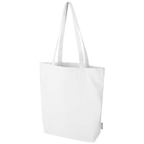 Weiße Florida 270 g/m² Tragetasche 10L, individuell bedruckbar, erhältlich bei Signalshop.de, ideal als Werbeartikel, Werbegeschenke, Werbemittel, Giveaway.
