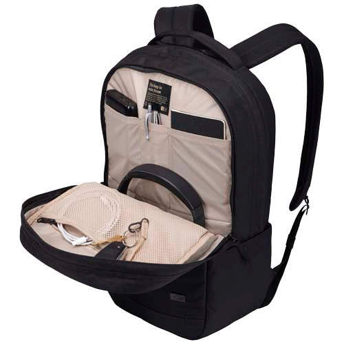 Case Logic Invigo Rucksack 15,6 Zoll, schwarz, recycelt, mit Laptopfach, ideal als Werbeartikel bei Signalshop.de.