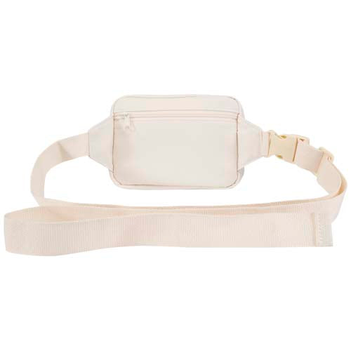 Recycelte Umhängetasche in Beige, individuell bedruckbar, Crossbody-Stil, Signalshop.de Werbeartikel.