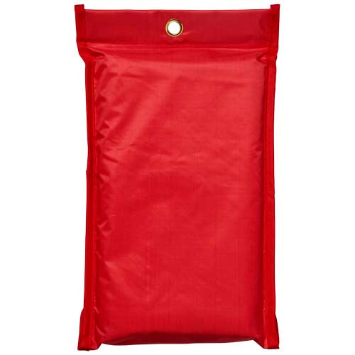 Rote Margrethe Feuerlöschdecke individuell bedruckbar, Brandschutz-Werbeartikel von Signalshop.de.