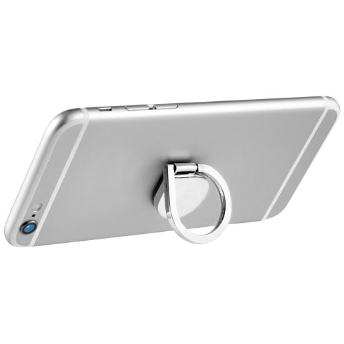 Cell Aluminium Ring Telefonhalterung, silber, individuell bedruckbar, Signalshop.de Werbeartikel Giveaway
