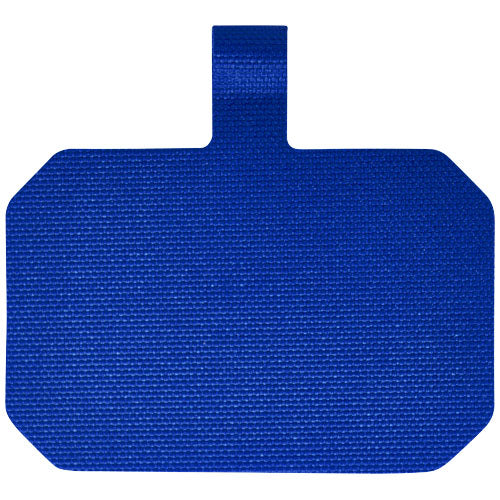Blaues Kubi Smartphone Lanyard aus Textil von Signalshop.de, individuell gestaltbar, ideal als Werbeartikel und Giveaway.