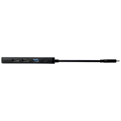 Loop Multimedia-Adapter aus recyceltem RCS Kunststoff mit USB und HDMI, individuell gestaltbar. Signalshop.de Werbeartikel.