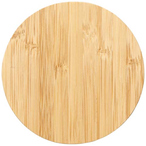 Essence 15W kabelloses Ladepad aus Bambus, rund, individuell gestaltbar mit Logo, bei Signalshop.de erhältlich.