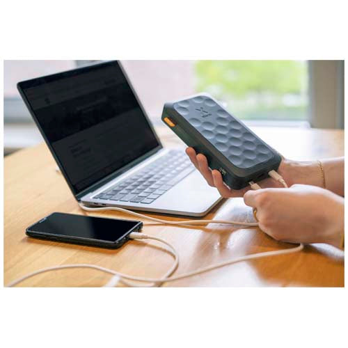 Xtorm FS5451 Powerbank 45.000 mAh beim Aufladen, schwarz, individuell mit Logo, Signalshop.de Werbeartikel