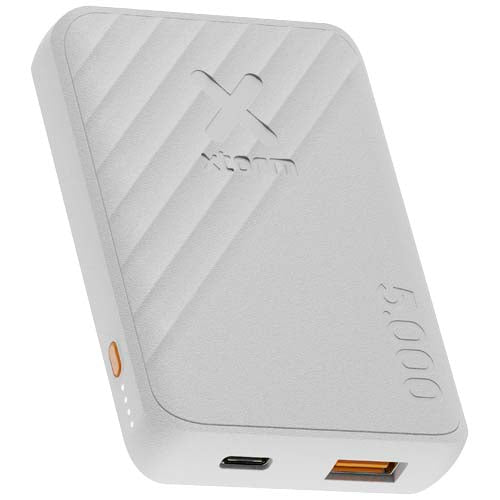Xtorm XG205 Go2 Powerbank 5000 mAh, grau, mit Logo bedruckt, Signalshop.de Werbeartikel, Giveaway.