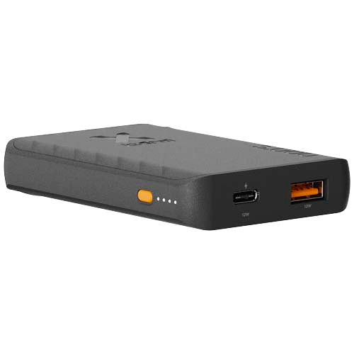 Xtorm XG205 Go2 Powerbank 5000 mAh in Grau, individuell bedruckbar, bei Signalshop.de als Werbeartikel erhältlich.