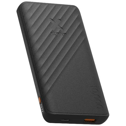 Xtorm XG210 Go2 15W Powerbank in Schwarz mit Logo, individuell bedruckbar, Werbeartikel von Signalshop.de