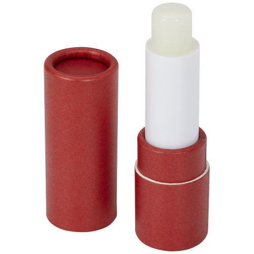 Roter Adony Lippenbalsam von Signalshop.de, individuell bedruckbar, ideal als Werbeartikel oder Giveaway.