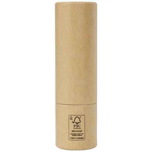 Adony Lippenbalsam in beige Pappverpackung, individuell bedruckbar, ideal als Werbeartikel von Signalshop.de.