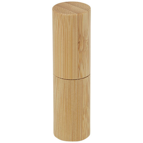 Hedon Lippenpflege im Bambusbehälter, individuell gestaltbar, erhältlich bei Signalshop.de; Werbeartikel, Werbegeschenke.