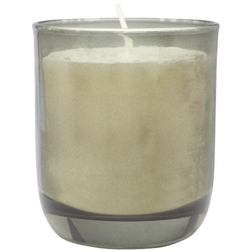 Wellmark Duftkerze in Glas, dunkler Bernstein, 150 g, Geschenkset bei Signalshop.de, Werbeartikel, individuell gestaltbar.