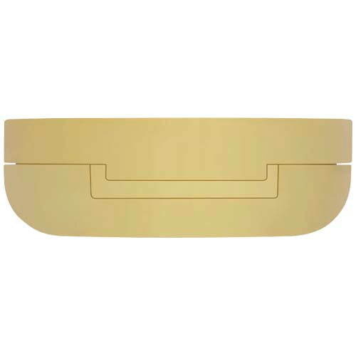 Beige Ero Lippenpflege in runder Dose, individuell bedruckbar, von Signalshop.de, ideal als Werbeartikel.
