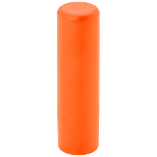 Orangefarbener Eden Lippenpflege-Stick Vanille, individuell mit Logo bedruckbar, Signalshop.de Werbeartikel.