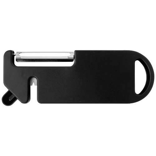 Schwarzes Kipper Mehrzweck Küchengerät aus Metall, individuell gestaltbar, auf Signalshop.de erhältlich.