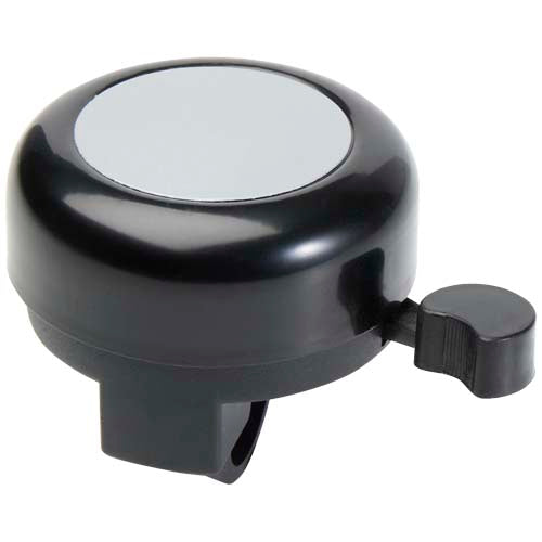 Bellix Fahrradglocke in Schwarz, individuell gestaltbar, Werbeartikel bei Signalshop.de, ideal als Giveaway.