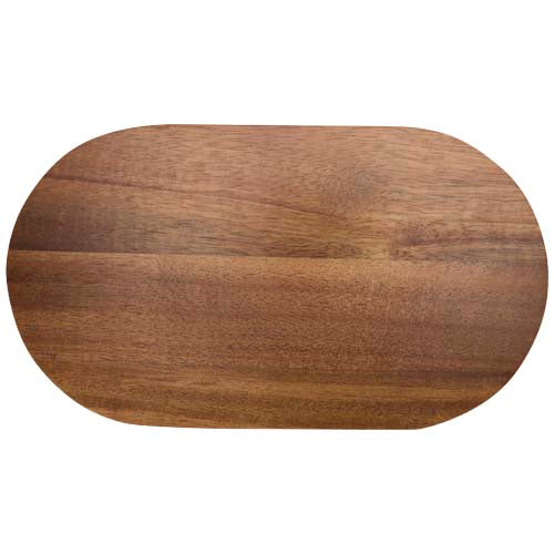 Edge Akazienholz Serviertablett von Signalshop.de, individuell gestaltbar, ideal als Werbegeschenk.