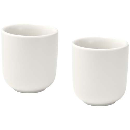 Signalshop.de Keramik Espressotassen Set, 90 ml, individuell bedruckbar, Werbeartikel, Werbegeschenke.