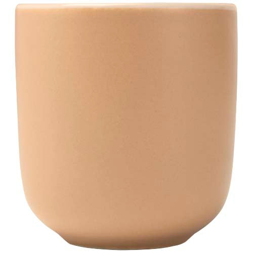 Beige Keramik Espressotasse 90 ml, 2er Set, individuell bedruckbar bei Signalshop.de, Werbeartikel, Giveaway.