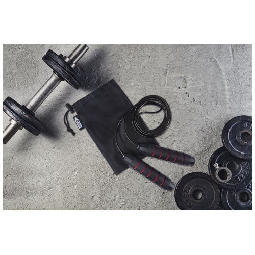 Austin Springseil aus rPET im Beutel, ideal für Fitness und Training, individuell bedruckbar bei Signalshop.de. Werbeartikel, Werbegeschenke, Werbemittel, Giveaway.