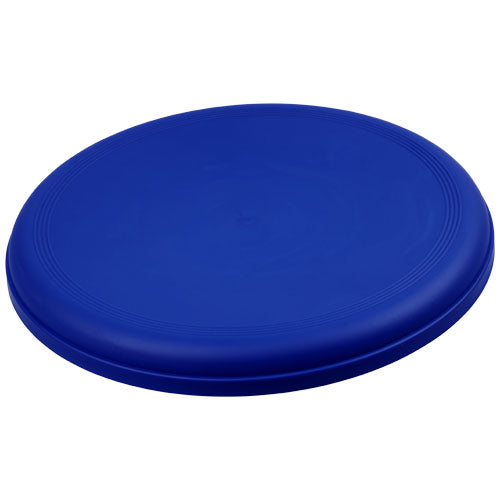 Blauer Orbit Frisbee aus recyceltem Kunststoff von Signalshop.de, individuell bedruckbar, Werbeartikel, nachhaltig.