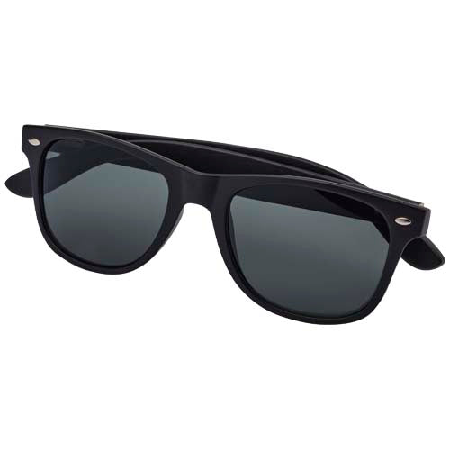 Arlo Bambus Sonnenbrille mit schwarzer Beschichtung, UV-Schutz, individuell gestaltbar, Signalshop.de Werbeartikel